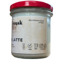 Naturalna świeca Dobry Wosk Coffee Latte – opis składu i wskazówki użytkowania na tylnej etykiecie.