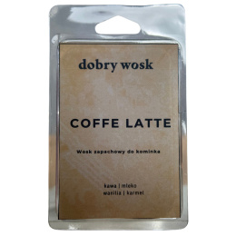 Wosk zapachowy Coffee Latte Dobry Wosk – eleganckie opakowanie o kawowym odcieniu